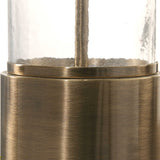 Vaiga Glass Column Lamp - Gold / Beige by Uttermost - View 4