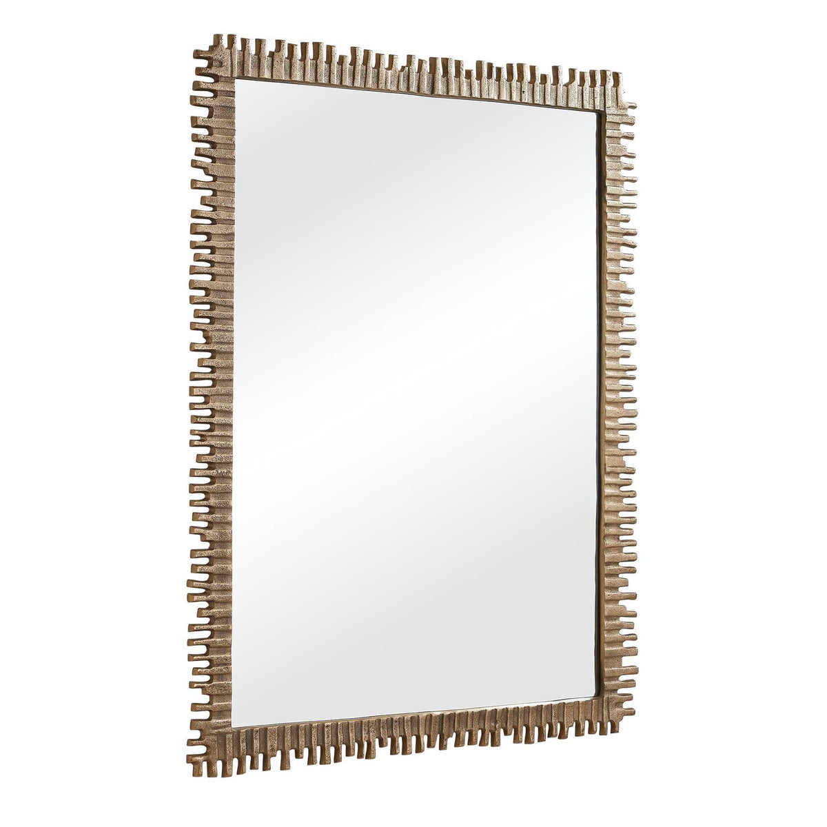 Soto Mirror Antique Brass - Gold by Uttermost - View 3