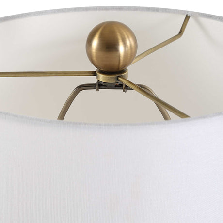 Sienna Glass Buffet Lamp Caramel - Light Brown by Uttermost - View 6
