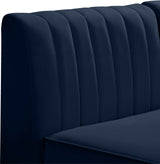 Alina - Modular Sectional 5 Piece - Navy - Fabric - 604Navy - Sec5B - Home Elegance USA - 3