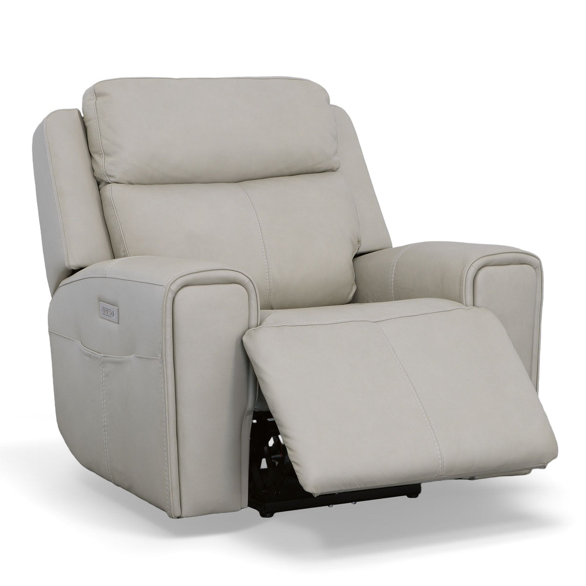 Barnett Power Recliner With Power Headrest & Lumbar - Timber | Flexsteel