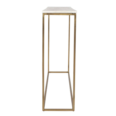 Redmond Sofa Counter Table - Gold / White by Uttermost - View 4