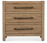 Vineyard Row Three-Drawer Nightstand - Light Brown by Hooker Furniture - View 3