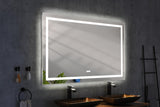 84*48 LED Lighted Bathroom Wall Mounted Mirror with High Lumen+Anti - Fog Separately Control bedroom full - length mirror bathroom led mirror hair salon mirror - W1272115395 - image - 7