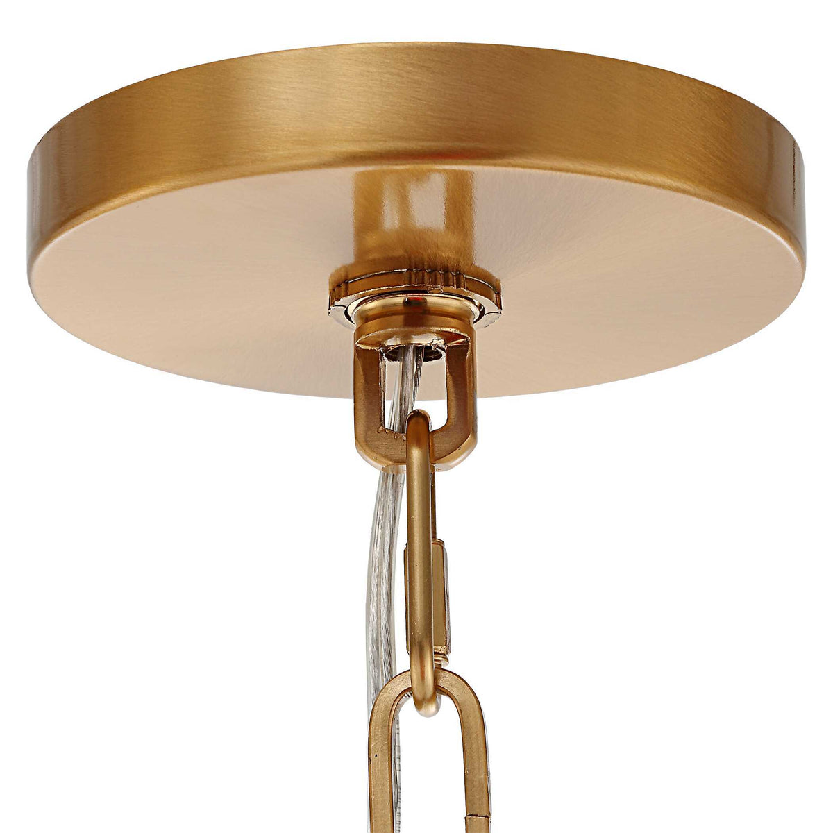 Welkin 6 Light Modern Chandelier - Gold by Uttermost - View 8