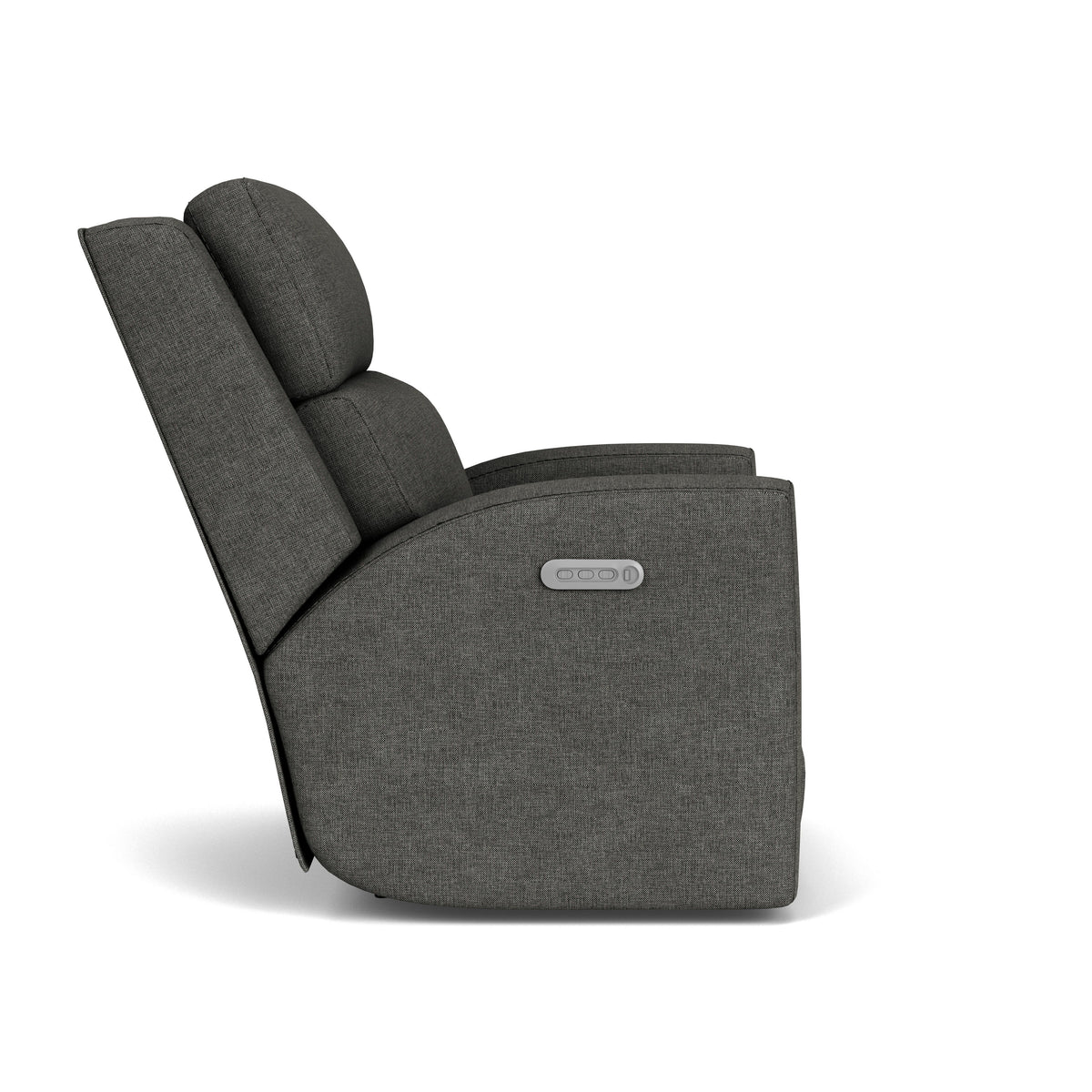 Score Transitional Fabric Power Recliner With Power Headrest & Lumbar | Flexsteel