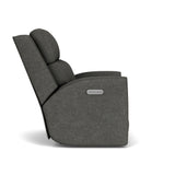 Score Transitional Fabric Power Recliner With Power Headrest & Lumbar | Flexsteel