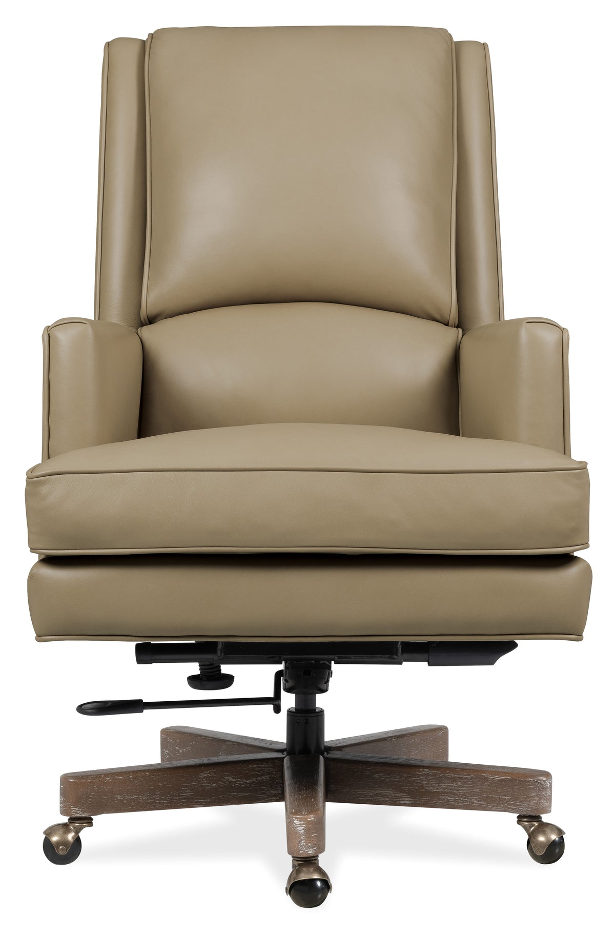 Wright Executive Swivel Tilt Chair - Beige / Dark Brown by Hooker Furniture - View 6