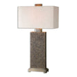 Canfield Table Lamp Coffee Bronze - Bronze / White by Uttermost - View 1