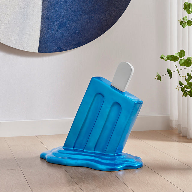 Pop Art Décor, Metallic Blue  | Finesse - Home Elegance USA