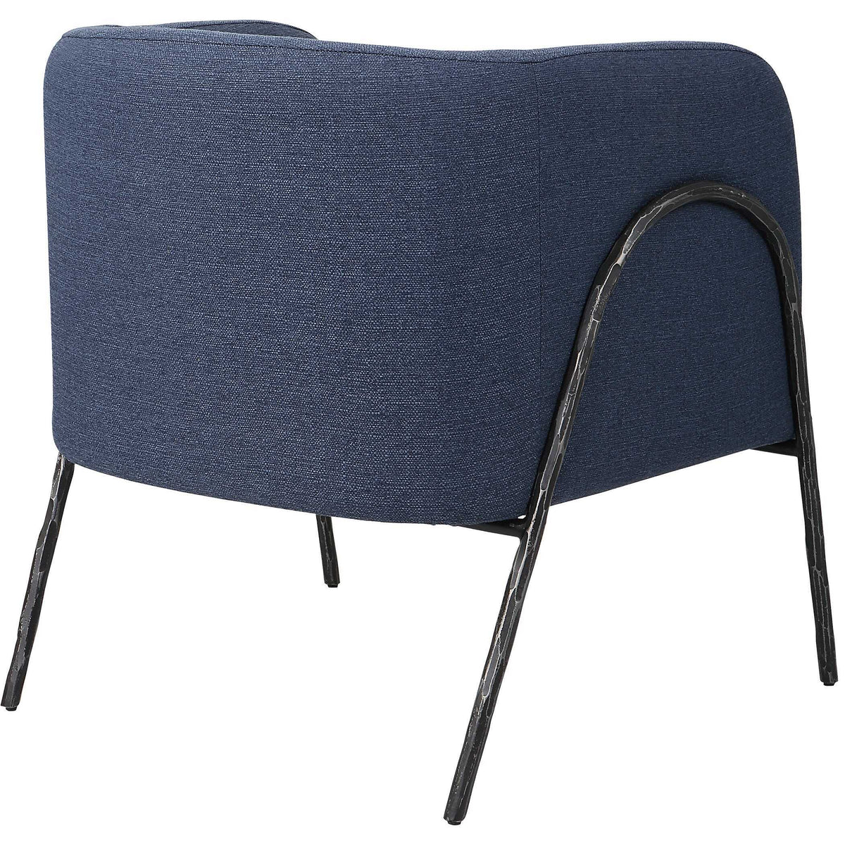 Jacobsen Barrel Chair Denim - Blue by Uttermost - View 5