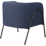 Jacobsen Barrel Chair Denim - Blue by Uttermost - View 5