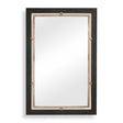 Guerra Mirror Walnut & Brass - Bronze / Dark Brown by Uttermost - View 1