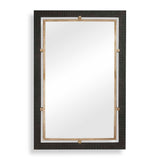 Guerra Mirror Walnut & Brass - Bronze / Dark Brown by Uttermost - View 1