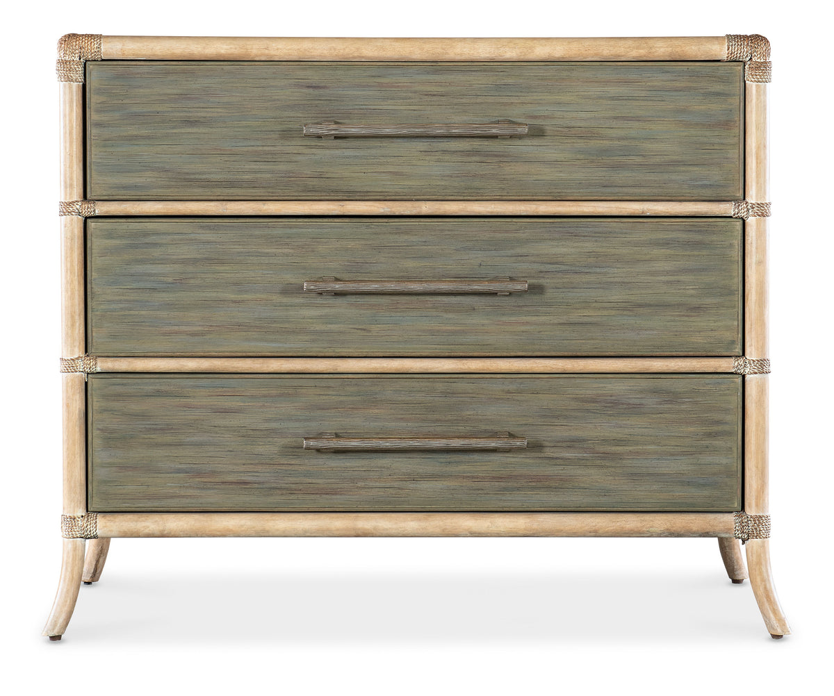 Retreat Pole Rattan Chest - Green / Beige by Hooker Furniture - View 5