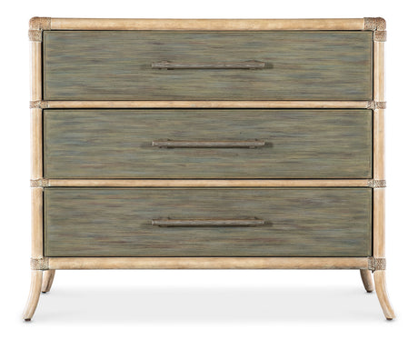 Retreat Pole Rattan Chest - Green / Beige by Hooker Furniture - View 5