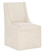 Eleana Castered Side Chair - Beige by Hooker Furniture - View 1