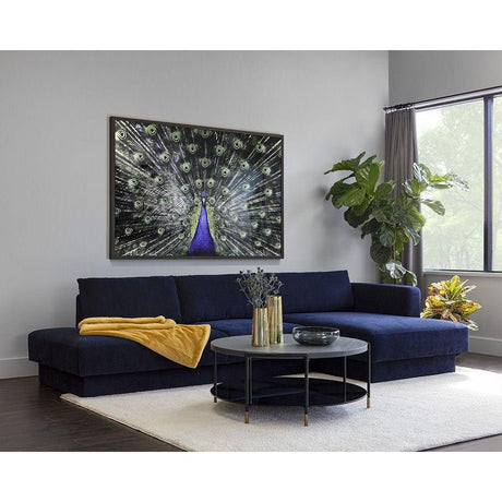 Brilliant Plumage - 72" X 48" - Charcoal Frame | Sunpan