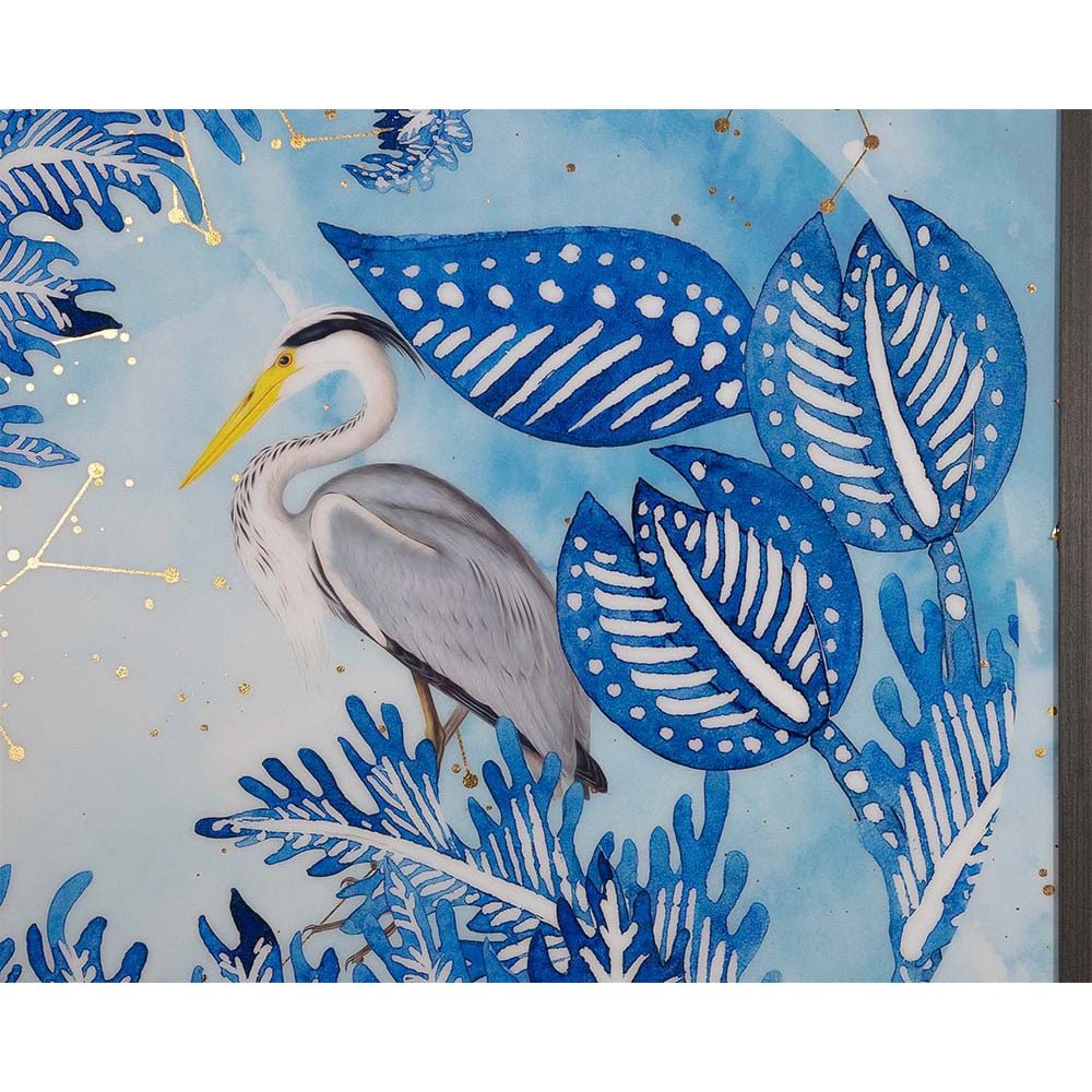 Blue Heron - 48" X 48" - Charcoal Frame | Sunpan - SUNPAN - A0312 - Home Elegance USA - 4