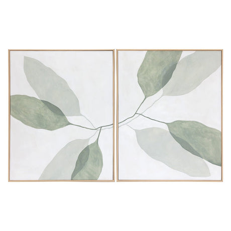 Calm Reflection (Set Of 2) - 40" X 50" - Natural Floater Frame | Sunpan | Home Elegance USA