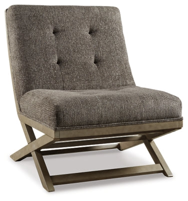 Ashley Taupe Sidewinder Accent Chair