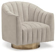 Ashley Pearl Penzlin Swivel Accent Chair | Home Elegance USA