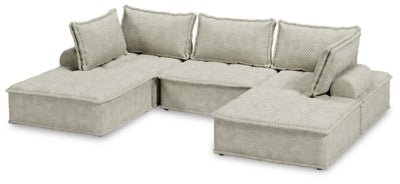 Ashley Taupe Bales A3000244A5 5 - Piece Modular Seating - A3000244A5 - Home Elegance USA - 1