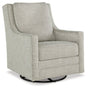 Ashley Fog Kambria Swivel Glider Accent Chair | Home Elegance USA