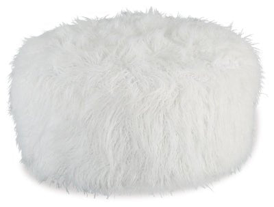 Ashley White Galice Oversized Accent Ottoman | Home Elegance USA