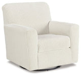 Ashley Ivory Herstow Swivel Glider Accent Chair - A3000365 - Home Elegance USA - 1