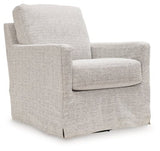 Ashley Stone Nenana Next - Gen Nuvella Swivel Glider Accent Chair | Home Elegance USA