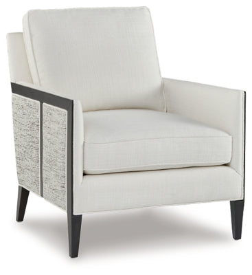 Ashley Black/Ivory Ardenworth Accent Chair