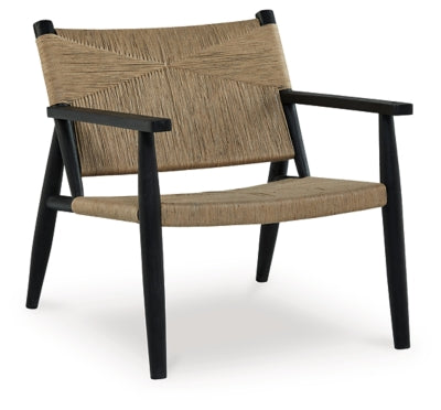 Ashley Black/Natural Halfmore Accent Chair