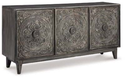 Ashley Dark Brown Fair Ridge Accent Cabinet - A4000028 - Home Elegance USA - 1