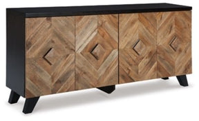 Ashley Two - tone Brown Robin Ridge Accent Cabinet | Home Elegance USA