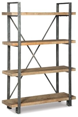 Ashley Brown/Black Forestmin Bookcase - A4000045 - Home Elegance USA - 1