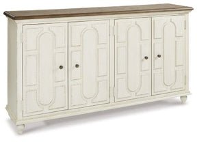 Ashley Antique White Roranville Accent Cabinet | Home Elegance USA