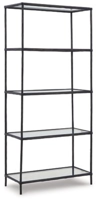 Ashley Antique Black Ryandale Bookcase - A4000461 - Home Elegance USA - 1