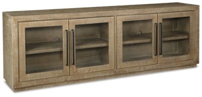 Ashley Distressed Brown Waltleigh Accent Cabinet - A4000473 - Home Elegance USA - 1