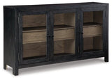 Ashley Black/Gray Lenston Accent Cabinet - A4000508 - Home Elegance USA - 1