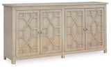 Ashley Distressed Blue Caitrich Accent Cabinet - A4000561 - Home Elegance USA - 1