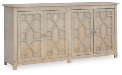 Ashley Distressed Blue Caitrich Accent Cabinet - A4000561 - Home Elegance USA - 1