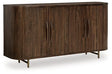 Ashley Dark Brown Amickly Accent Cabinet | Home Elegance USA