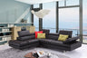 A761 Italian Leather Sectional | J&M | Home Elegance USA