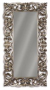 Ashley Antique Silver Finish Lucia Floor Mirror - A8010123 - Home Elegance USA - 1