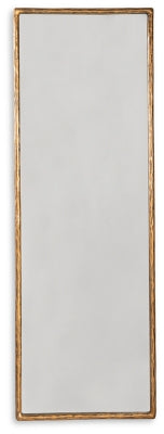 Ashley Antique Brass Finish Ryandale Floor Mirror