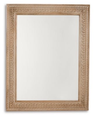 Ashley Washed Brown Belenburg Accent Mirror - A8010273 - Home Elegance USA - 1