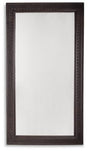 Ashley Dark Brown Balintmore Floor Mirror | Home Elegance USA