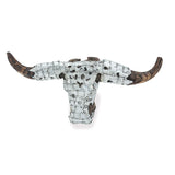 Discoveries Buffalo Head W - Hand Applied Metal Accents - Acf - Arf - Bufhd - 001 | Aico - ACF - ARF - BUFHD - 001 - Home Elegance USA - 5