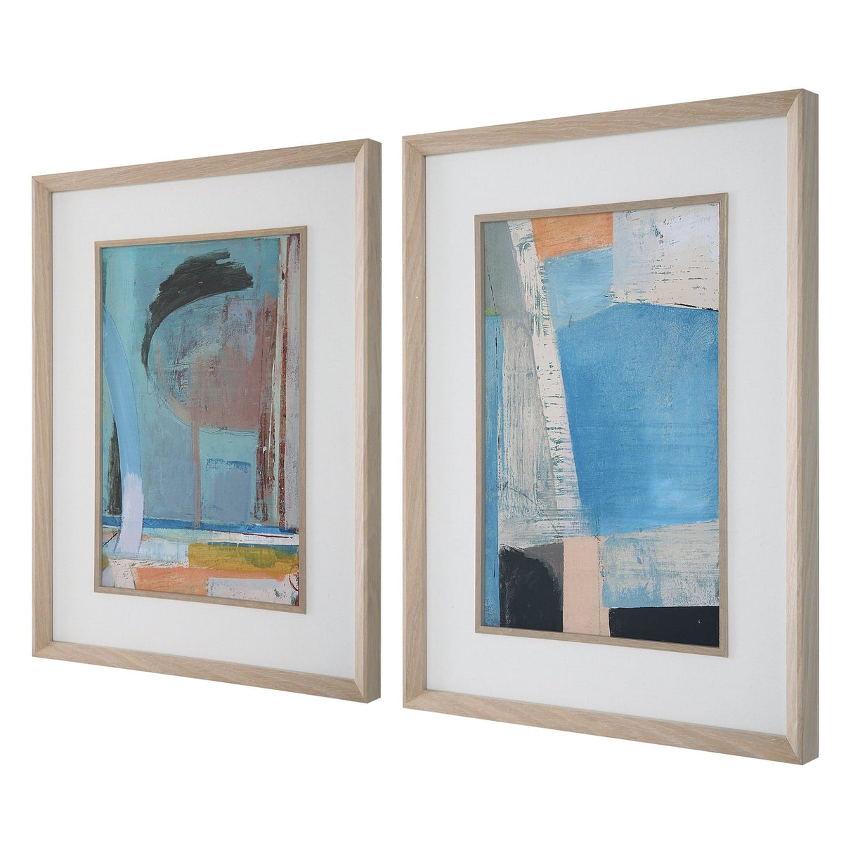 Brilliant Clouds Abstract Prints - Set Of 2 | Uttermost | Home Elegance USA
